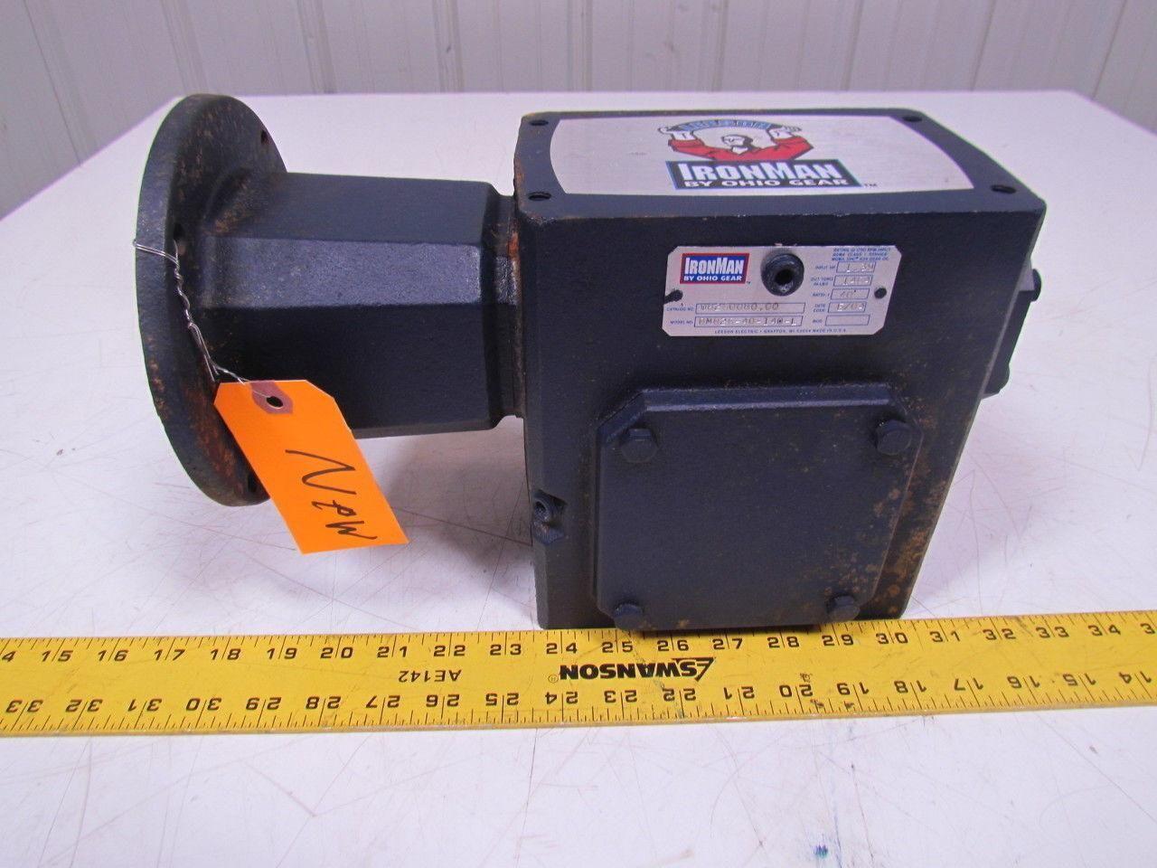 Ohio BM826-40-140-L W8260080.00 Speed Reducer Gearbox Gear Box 40:1 Ratio 56C