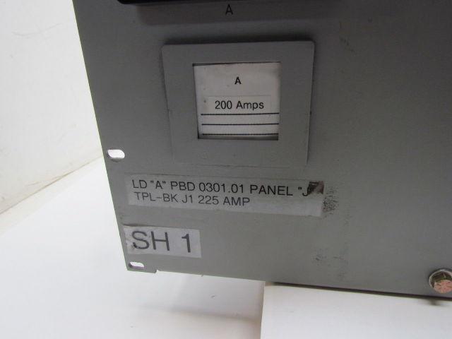 Peco II PBD 0301.01 TPL-BK Dual 200A Load Distribution Fuse Panel 320A Max 48VDC