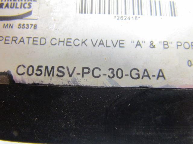Continental C05MSV-PC-30-GA-A Pilot Operated Check Valve