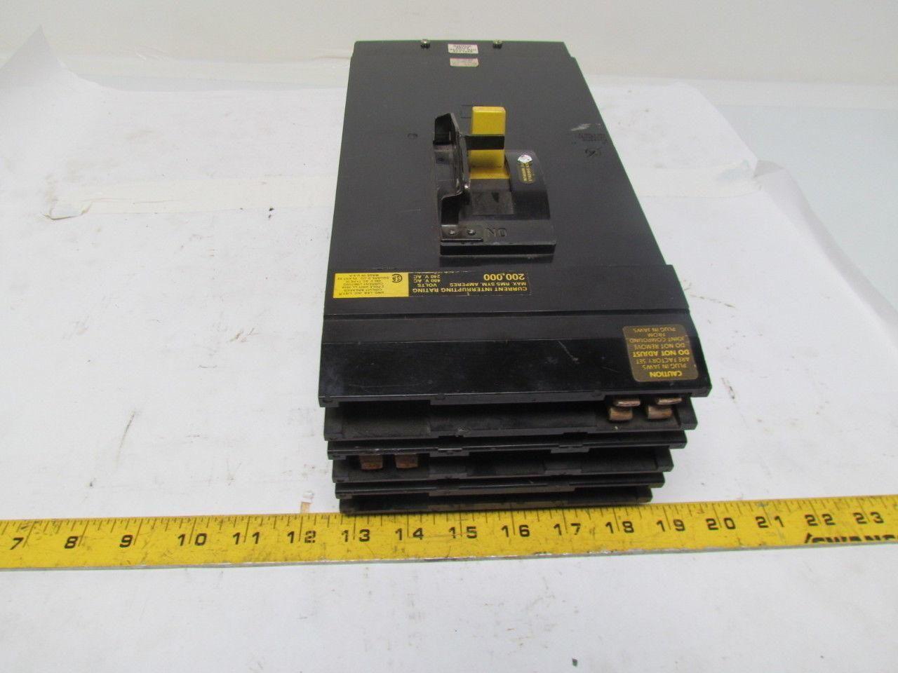 Square D IK24200AB Molded Case Circuit Breaker 200A 240/480 2Pole Type IK I-Line