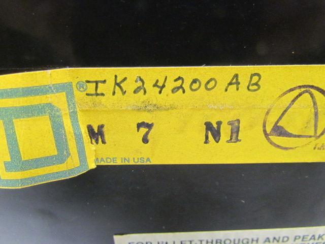 Square D IK24200AB Molded Case Circuit Breaker 200A 240/480 2Pole Type IK I-Line