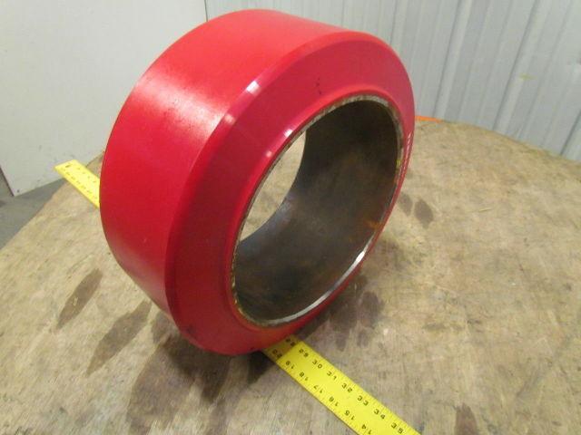 03-425000-051 Permathane Red Smooth Press-On Forklift Tire 16-1/4x7x11-1/4" NEW