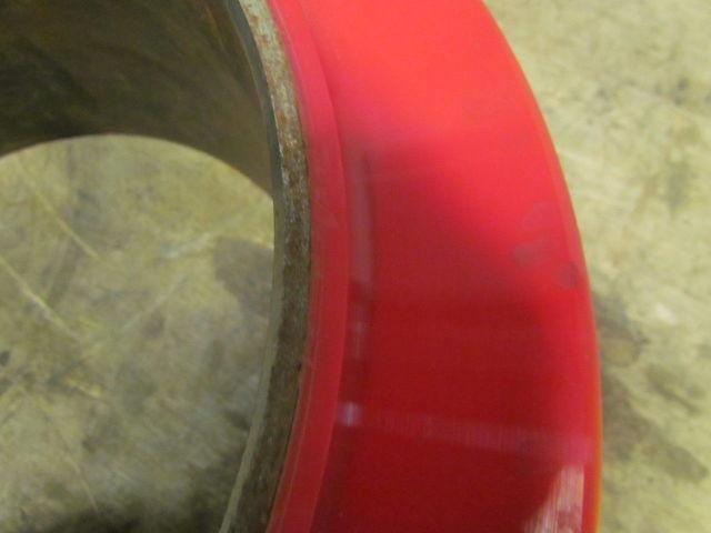 03-425000-051 Permathane Red Smooth Press-On Forklift Tire 16-1/4x7x11-1/4" NEW