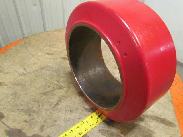 03-425000-051 Permathane Red Smooth Press-On Forklift Tire 16-1/4x7x11-1/4" NEW