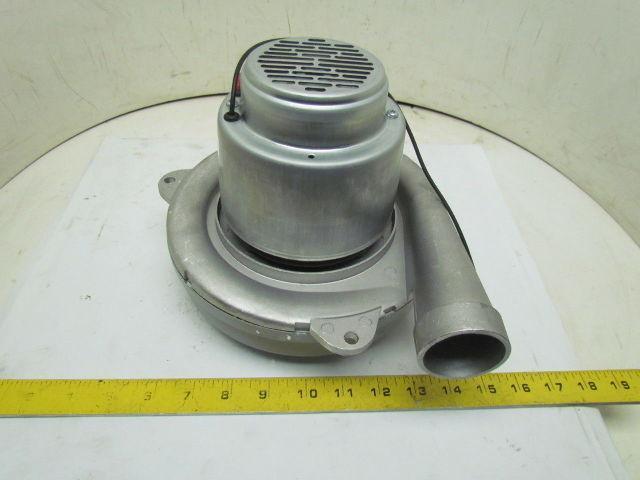 Ametek 122207-18 2-Stage 1-Speed Vacuum Motor/Blower Tangential 24VDC 130 CFM