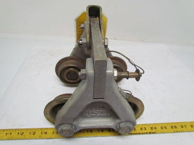 Rose Mfg 506266 621629 Beam Glide Trolley 310Lb Fall Protection 620Lb S15x42.9