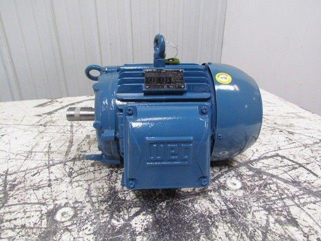 Weg 00212ET3CT184T-W22 Premium Efficiency 2HP Cooling Electric Motor 208-230/460