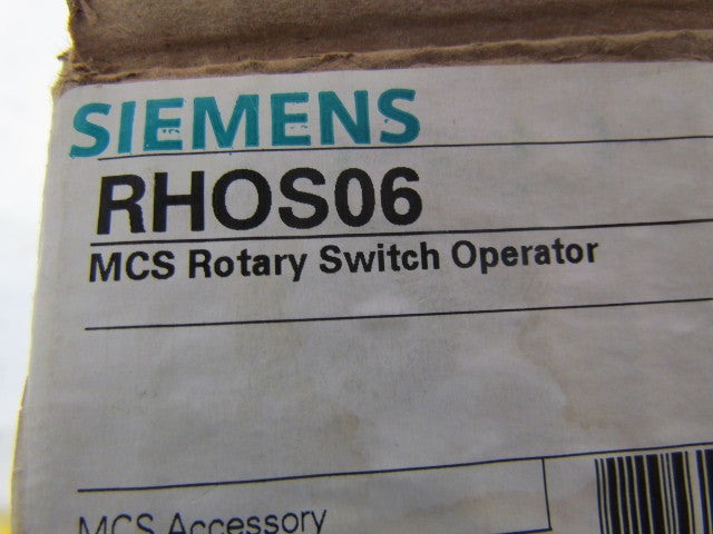 Siemens RHOS06 MCS Rotary Disconnect Switch Operator Variable Depth