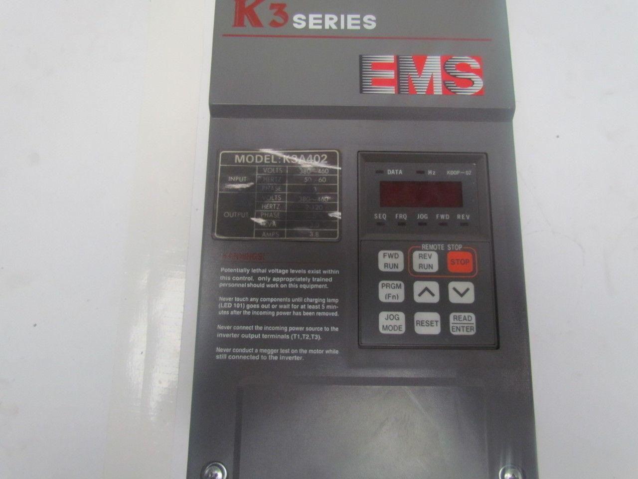 EMS Yaskawa K3A402 K3 Series EMS Adjustable Frequency AC Drive