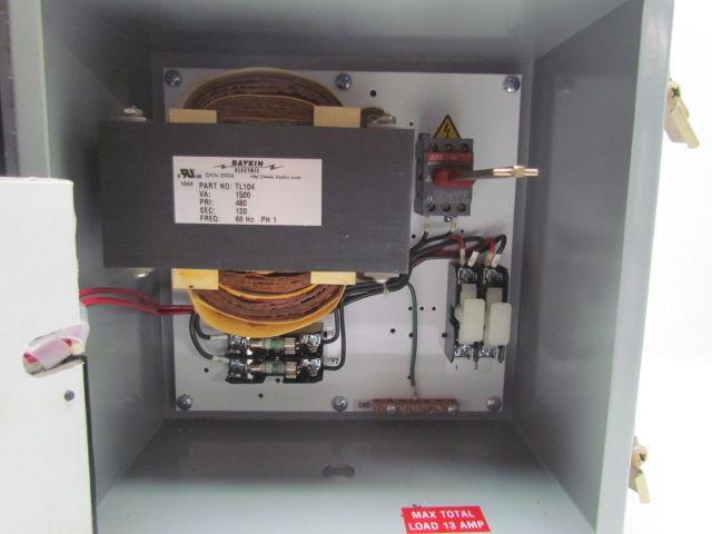 DayKin GPFS-03 L Transformer Disconnect Switch Enclosure 1500VA 480/120V 1Ph