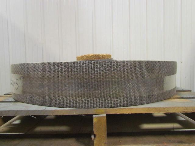 Black PVC Rubber Rough Top Incline Conveyor Belt Bare Back 5" Wide 200' Long