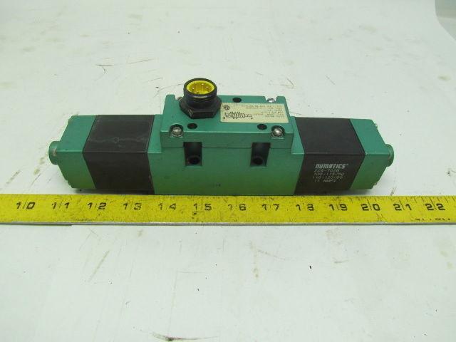 Numatics A12SS400S Pneumatic Solenoid Valve 120V .11A Coils 150PSI