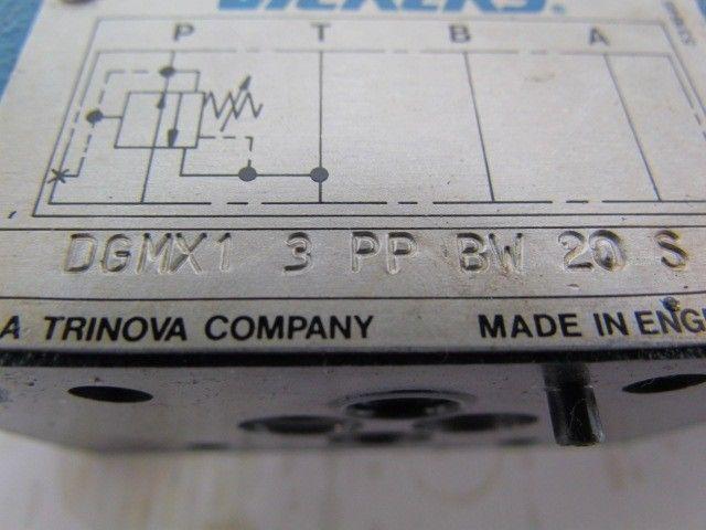 Vickers DGMX1 3 PP BW 20 S Pressure Reducing Module 225-1000 PSI Hydraulic