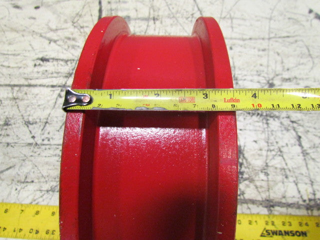 10"X2-1/2" Ductile Steel Double Flange Track Wheel Caster Tapered Bearings