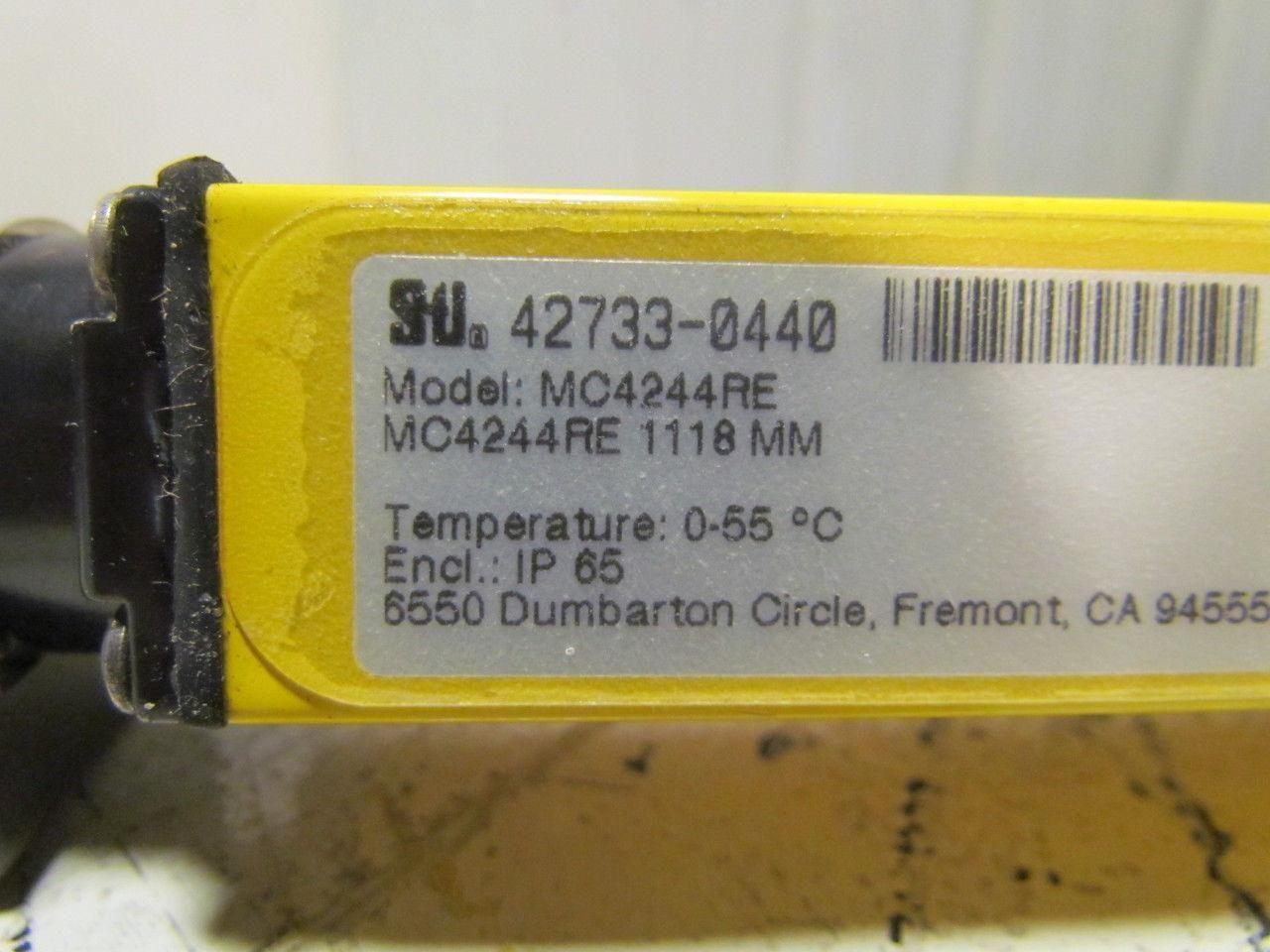 STI MC4244RE 42733-0440 Microsafe Light Curtain Receiver 1118mm MC4200 44" NEW