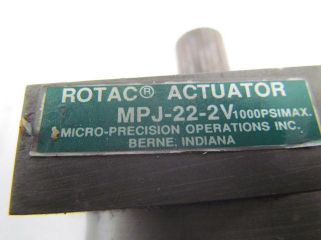 Rotac MPJ-22-2V Hydraulic Rotary Acuator Splined
