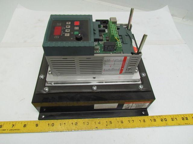 Reliance Electric 6MDDH-6P0102 AC Drive 0.75KW/1Hp 380-480VAC MD65 w/Heatsink