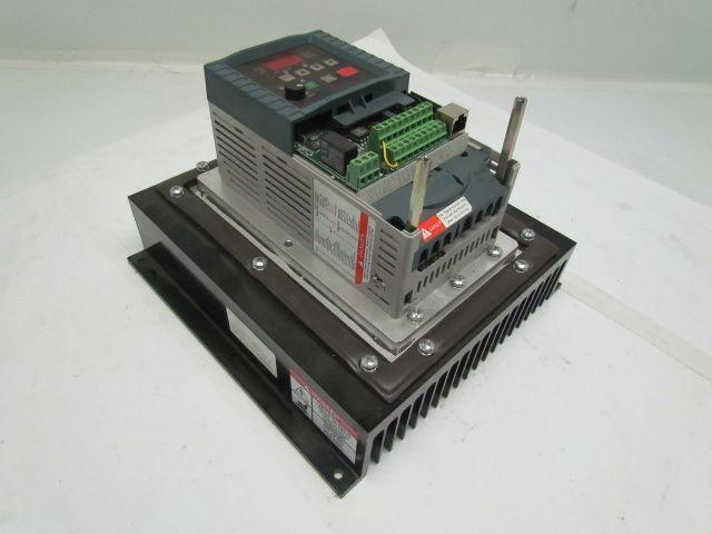 Reliance Electric 6MDDH-6P0102 AC Drive 0.75KW/1Hp 380-480VAC MD65 w/Heatsink