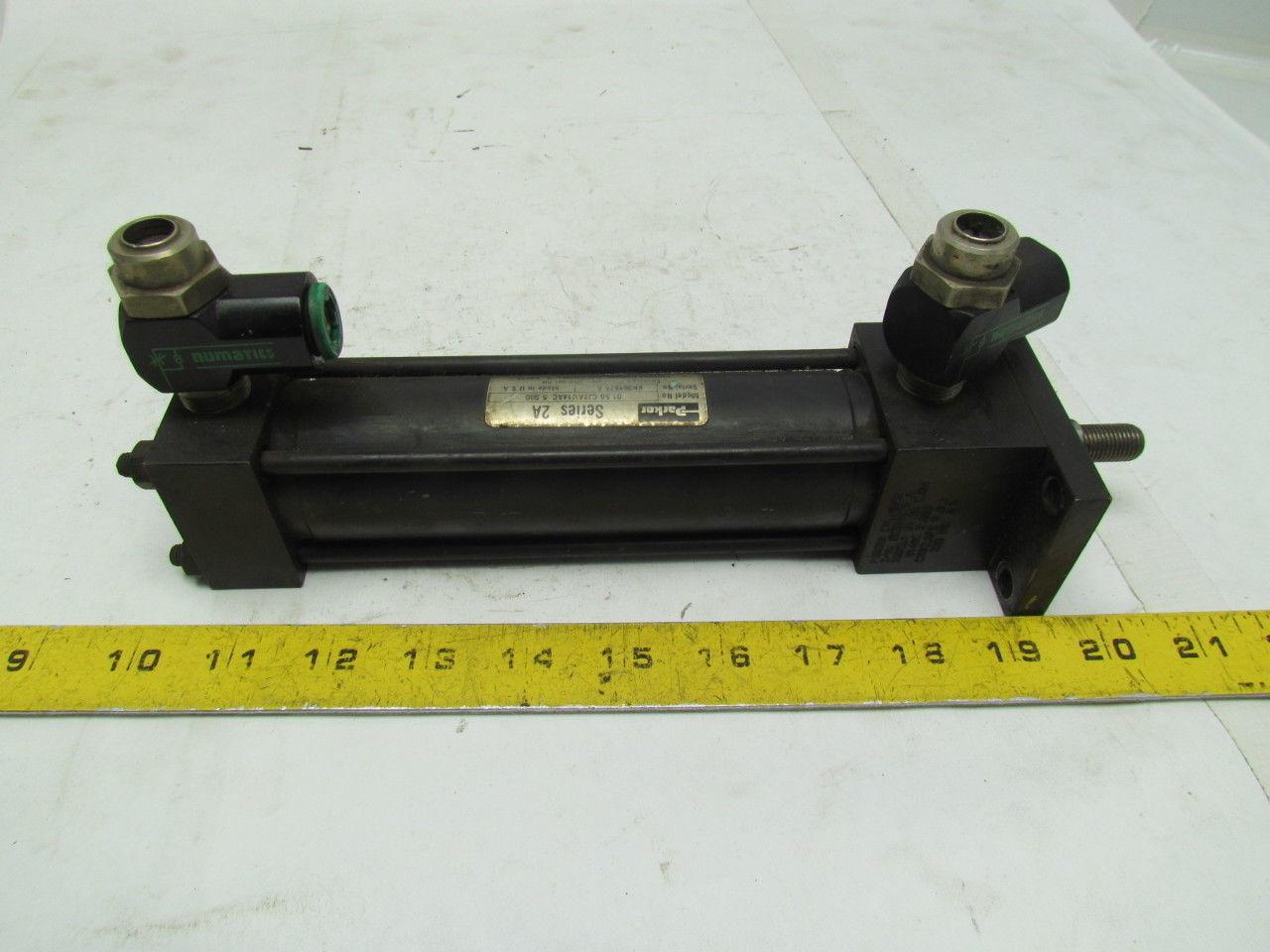 Parker 01.50-CJ2AU14AC-5.000 Pneumatic Air Cylinder 1-1/2" Bore 5" Stroke