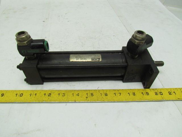 Parker 01.50-CJ2AU14AC-5.000 Pneumatic Air Cylinder 1-1/2" Bore 5" Stroke