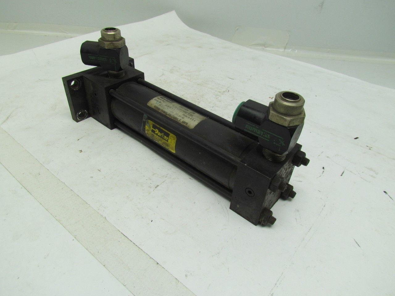 Parker 01.50-CJ2AU14AC-5.000 Pneumatic Air Cylinder 1-1/2" Bore 5" Stroke