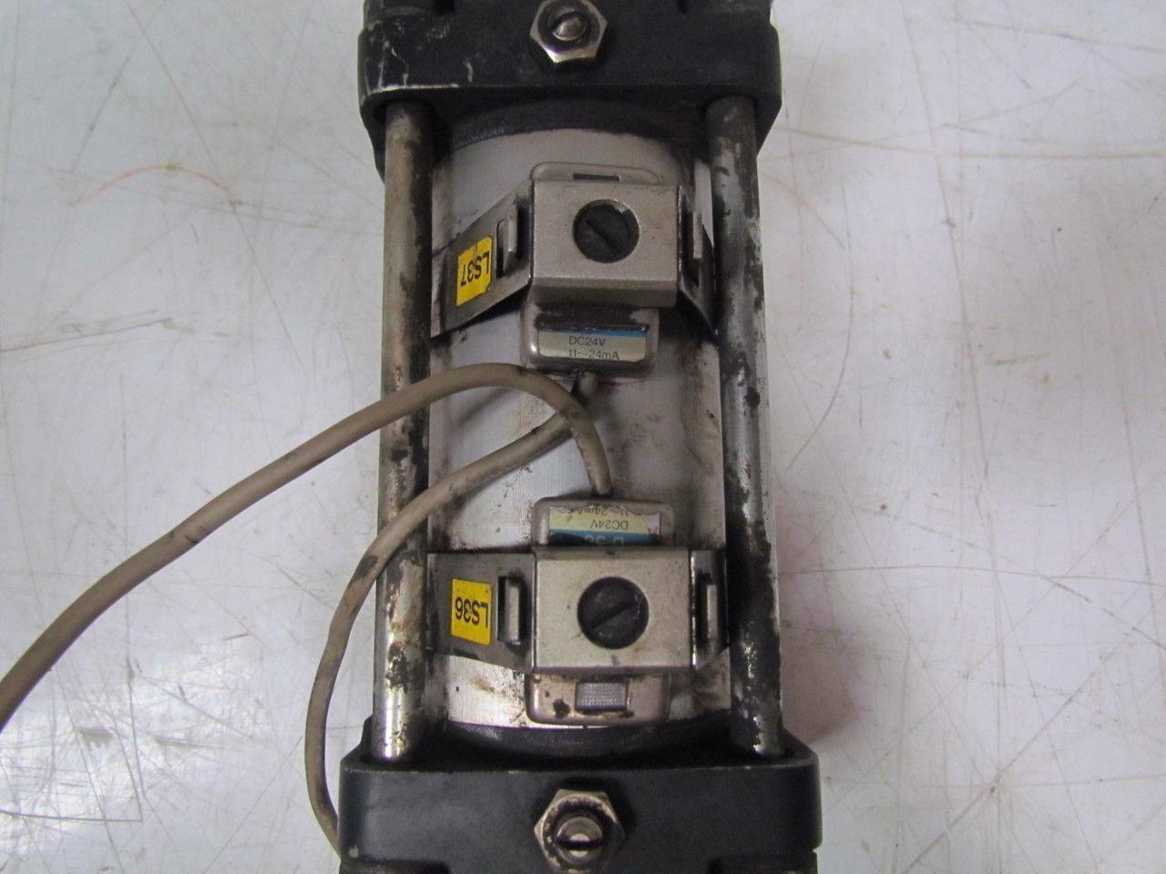 SMC CDA1 63-73 Pneumatic Air Cylinder w/ Switches 63mm Bore x 75mm Stroke