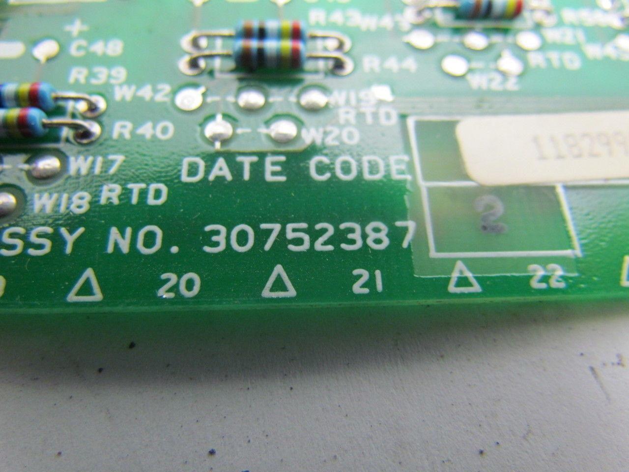 Honeywell 30752387 Analog/Digital Converter Circuit Board For DPR 1500