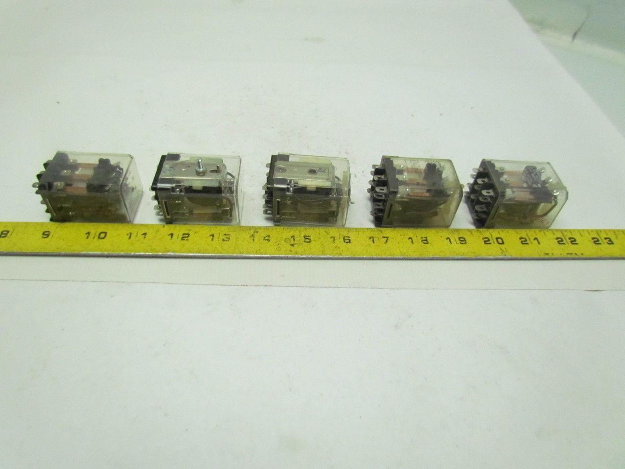 Potter & Brumfield Assorted Relays New and Used Lot of 5
