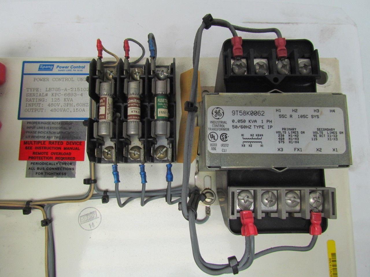 Spang LB7G5-A-2151020 SCR Power Control Unit Synchronous Firing