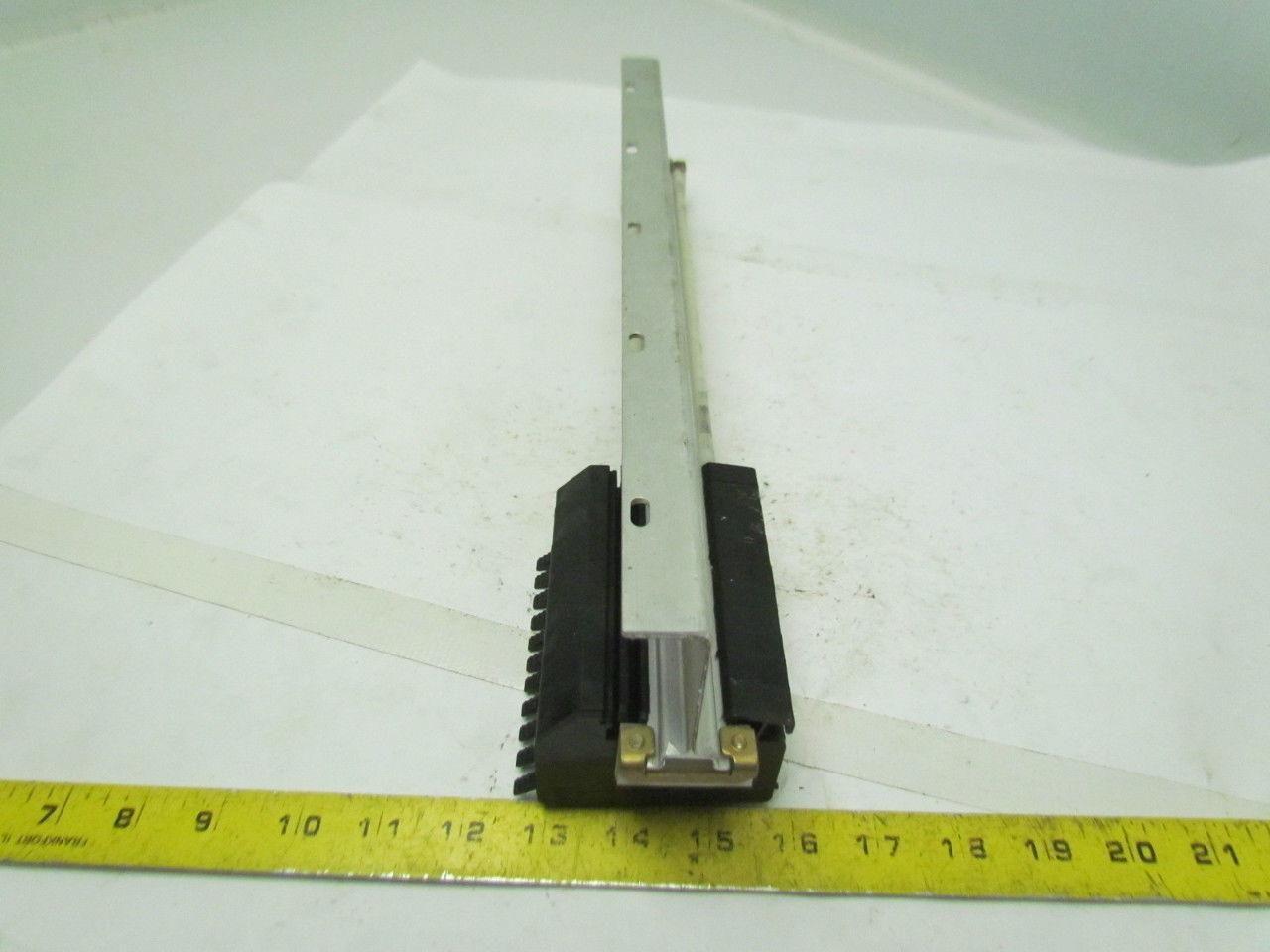 Allen Bradley 1492-F 29 Terminal Blocks w/(11)Circuit Breakers On 7/8" Bar