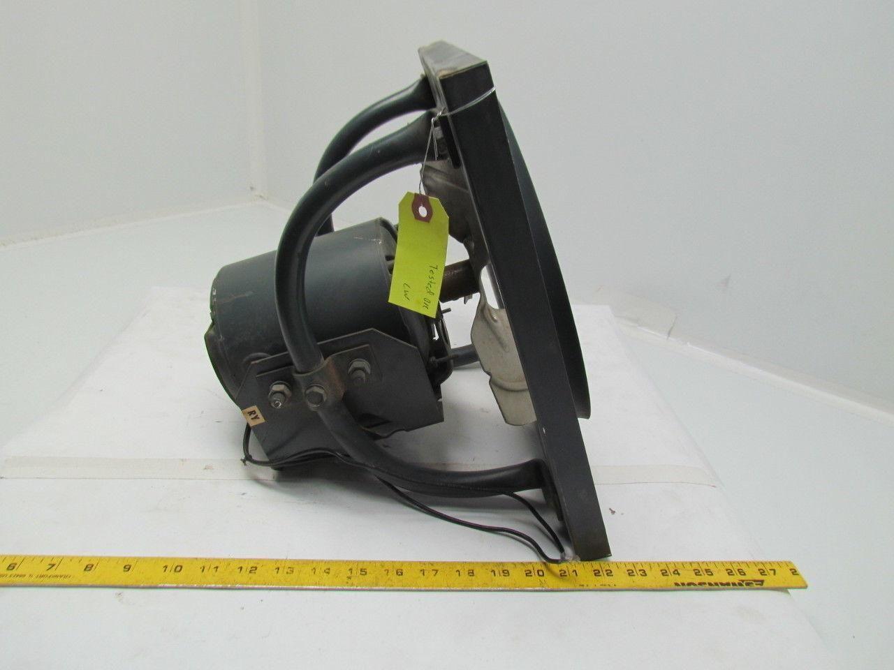 GE General Electric 5KH33GG 293E 1/6HP Industrial Machine Wall Fan 230V 14"X14"