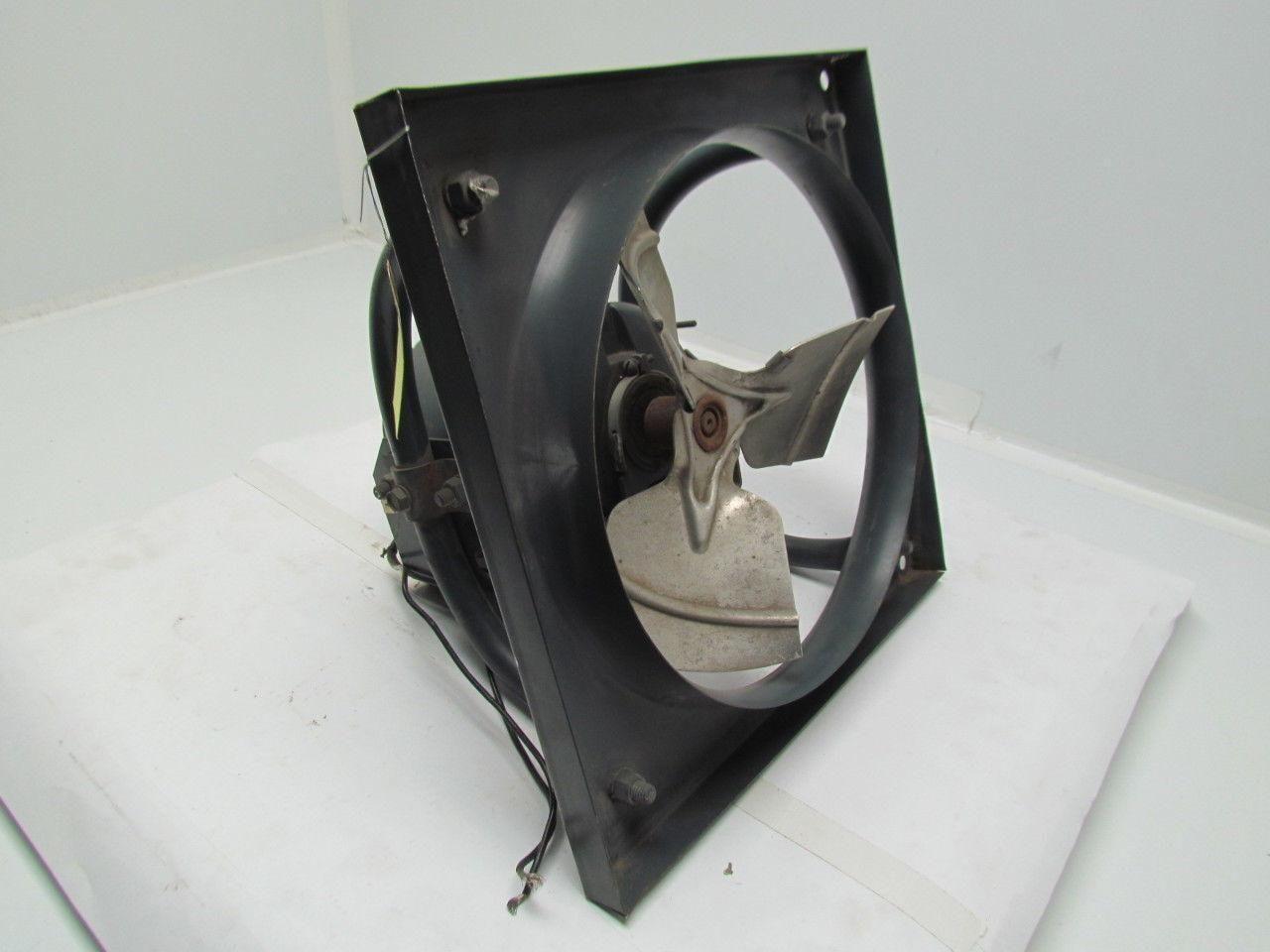 GE General Electric 5KH33GG 293E 1/6HP Industrial Machine Wall Fan 230V 14"X14"