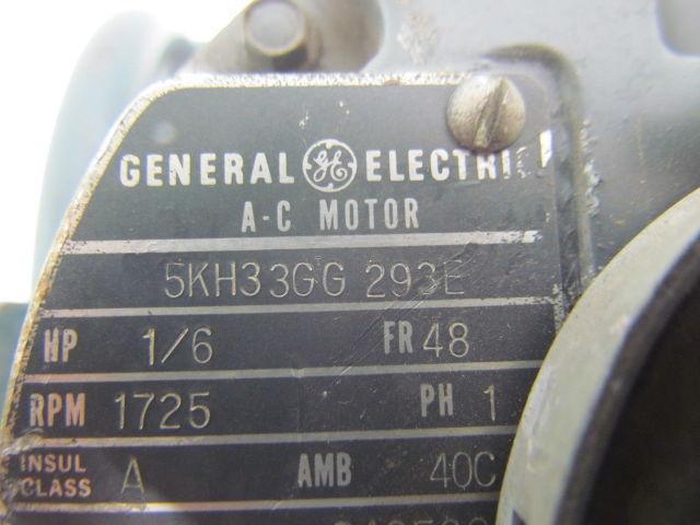 GE General Electric 5KH33GG 293E 1/6HP Industrial Machine Wall Fan 230V 14"X14"