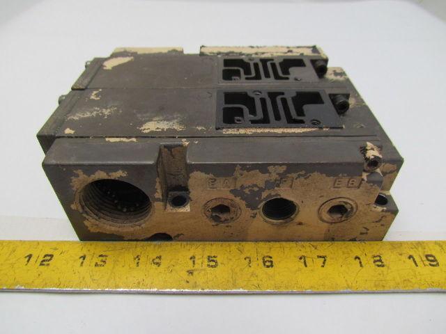 Numatics Flexiblok 2 Manifold Blocks w/End Caps Mark 8 Series 1/4"NPTF