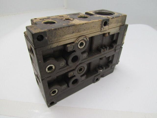Numatics Flexiblok 2 Manifold Blocks w/End Caps Mark 8 Series 1/4"NPTF