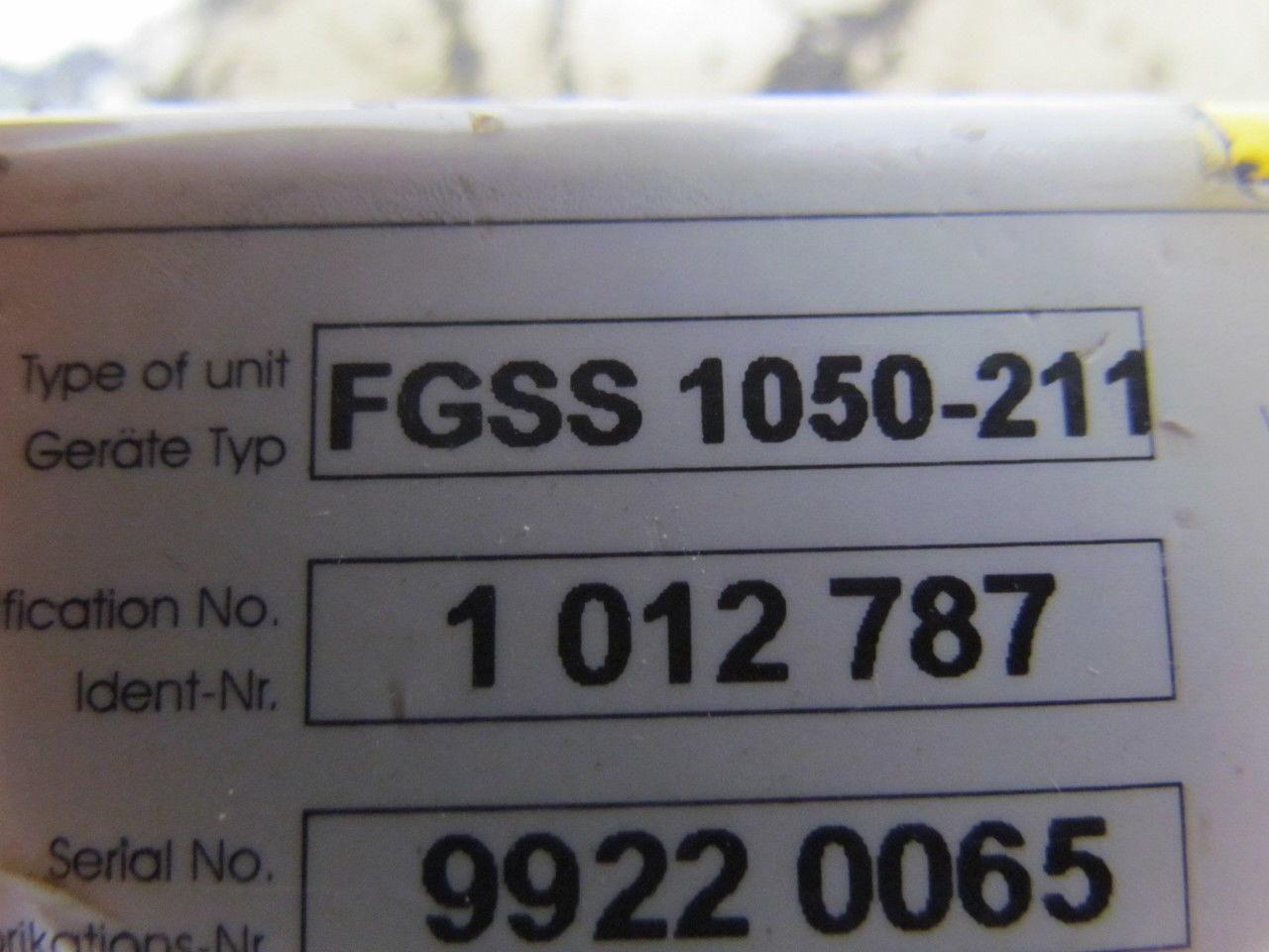 Sick FGSS 1050-211 Safety Light Curtain Receiver 1050MM Guarded Area 24VDC