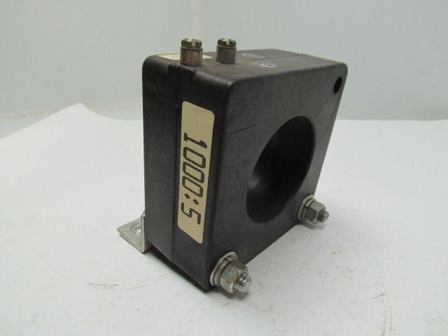 Square D 180R-102 Torroidal Current Transformer Ratio 1000:5 Freq 25-400HZ 10KV