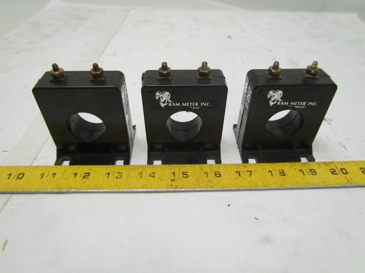 Ram Meter 2SFT-251 Current Transformer Ratio 250:5 600V 10KV 50-400HZ