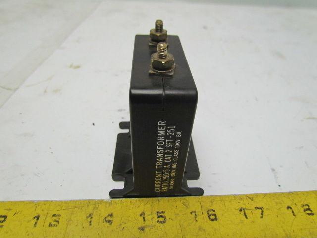 Ram Meter 2SFT-251 Current Transformer Ratio 250:5 600V 10KV 50-400HZ