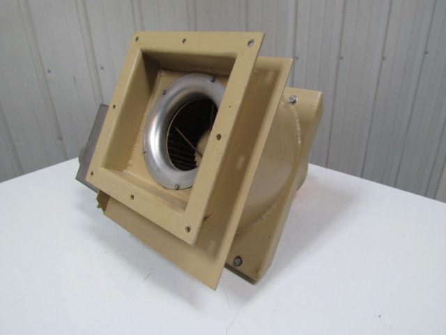 Exhaust Blower Fan W/Damper Forward Curve 1HP Motor 3PH 3450RPM 200-230/460V