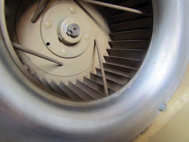 Exhaust Blower Fan W/Damper Forward Curve 1HP Motor 3PH 3450RPM 200-230/460V