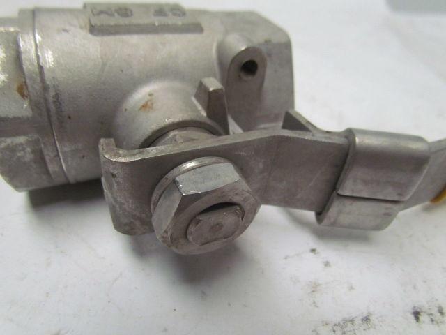 Milvaco Stainless Ball Valve 1-1/4" NPT Double Reduced Port Firesafe 2000 PSI