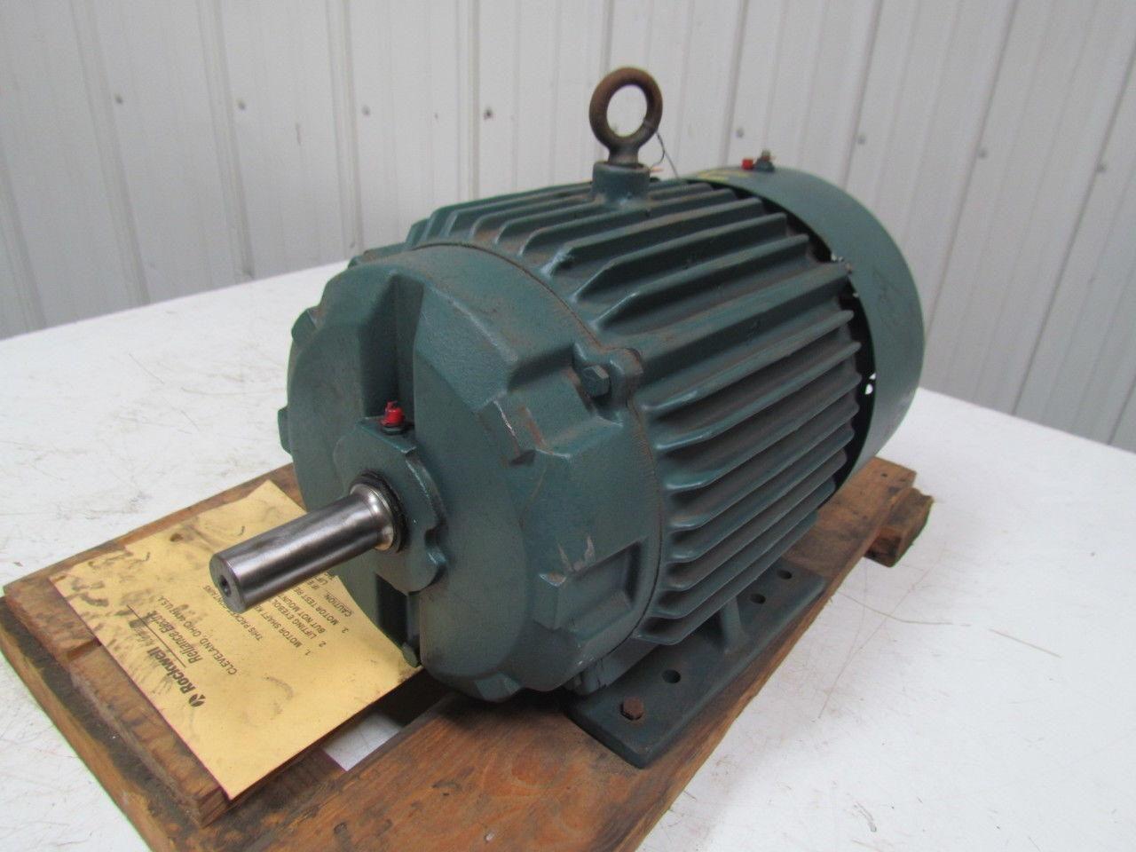 Reliance Electric P2163109D DutyMaster 3HP 1770RPM 3PH 460VAC TEFC Motor 213 Frame