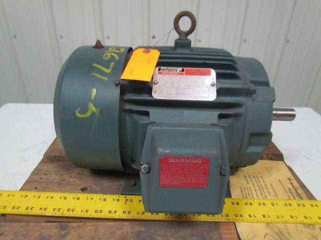 Reliance Electric P2163109D DutyMaster 3HP 1770RPM 3PH 460VAC TEFC Motor 213 Frame