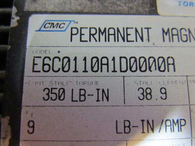 Cleveland Machine E6C0110A1D0000A Vintage Brushless Permanet Magnet Servo Motor