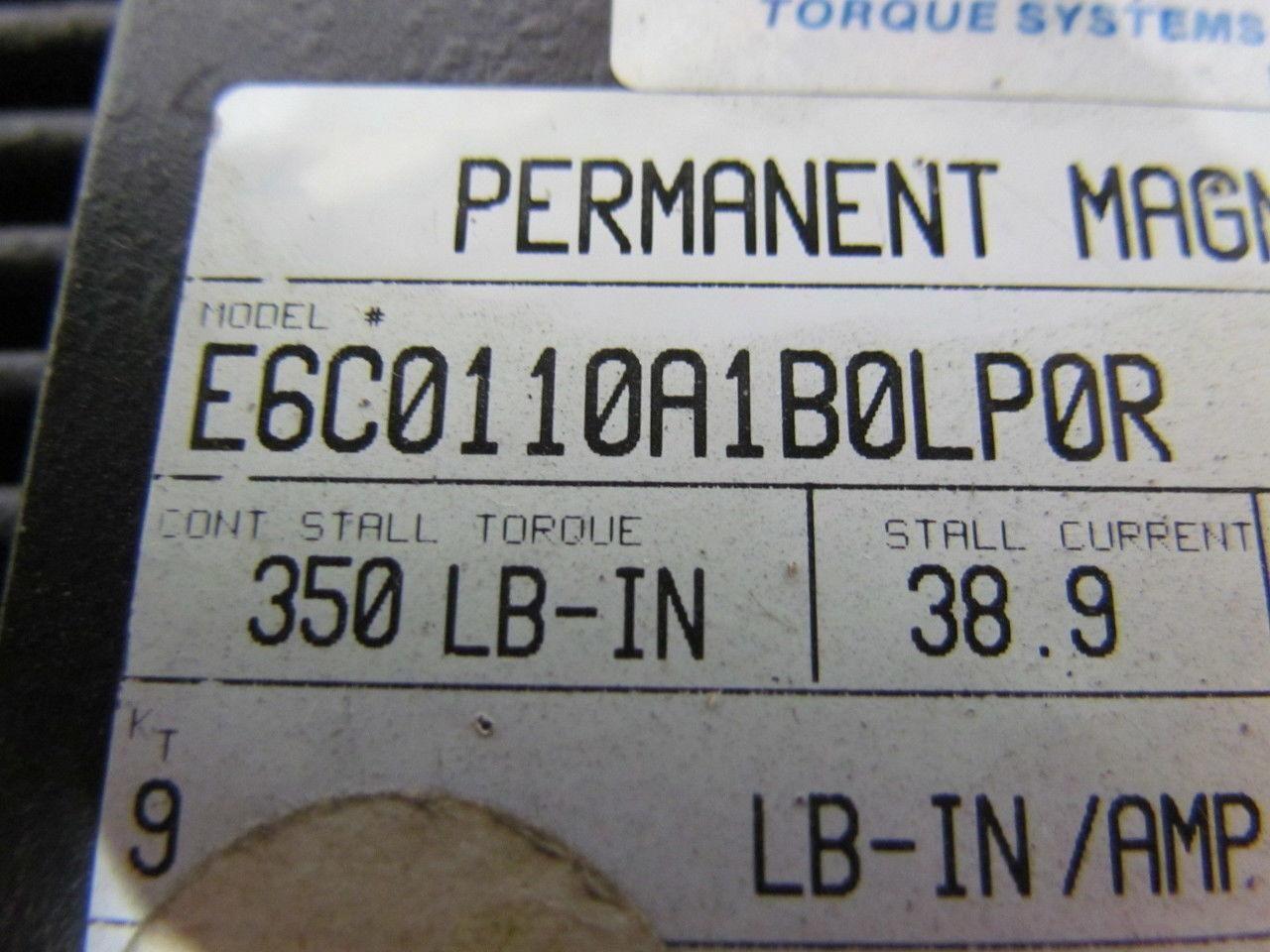 Cleveland Machine E6C0110A1B0LP0R Vintage Brushless Permanet Magnet Servo Motor