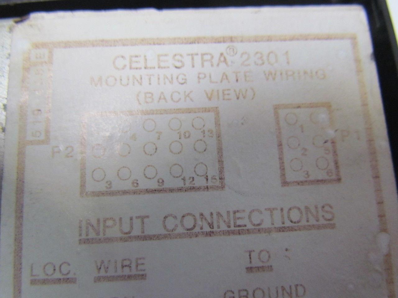 Simplex Celestra 2301 Time Recorder Digital Clock Display 120V 2Amp 60Hz