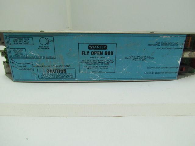 Stanley 972 313026 Automatic Door Opener-Closer Fly Open Control Box 115/230V