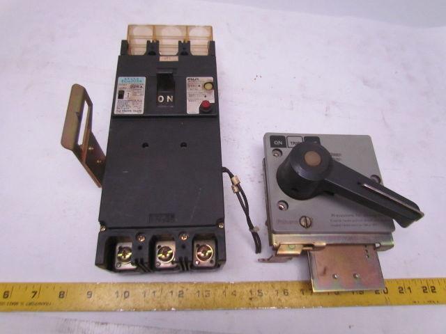 Fuji Electric EGA203A 225Amp 3 Pole Molded Case Circuit Breaker 200/415V