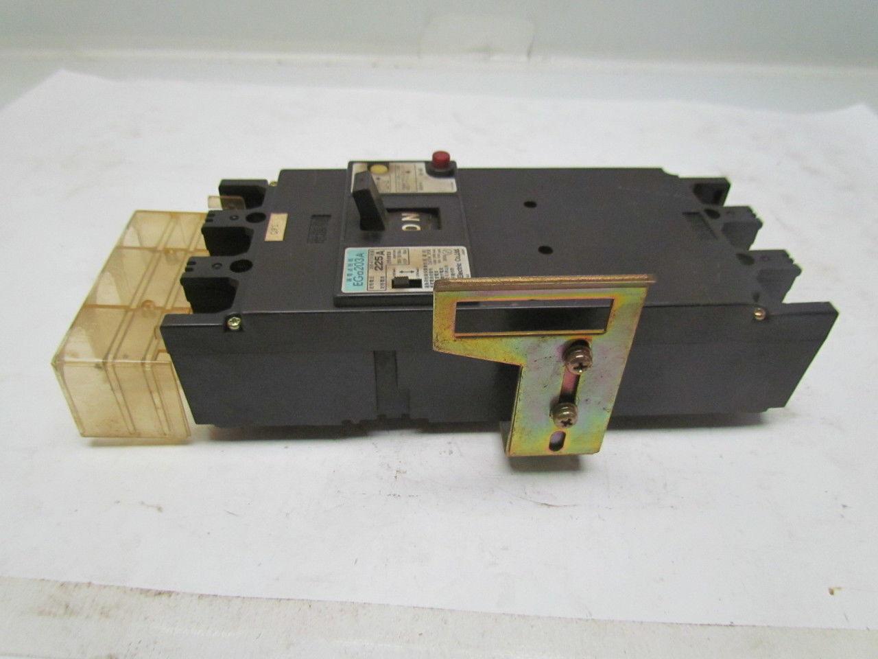 Fuji Electric EGA203A 225Amp 3 Pole Molded Case Circuit Breaker 200/415V